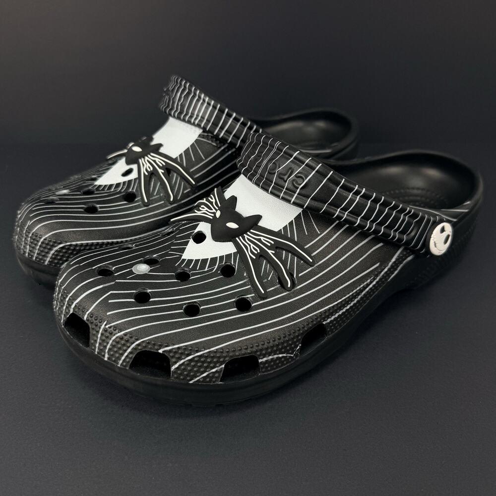 Crocs Nightmare Before Christmas Clogs Jack Skellington Men 10/Women 12